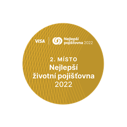 2. místo Nejlepší životní pojišťovna 2022 - KB pojišťovna