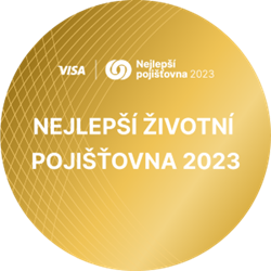1. místo Nejlepší životní pojišťovna 2023 - KB pojišťovna
