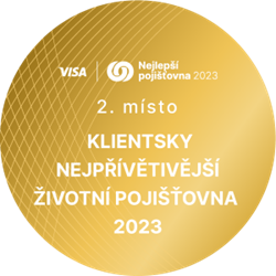 2. místo klientsky nejpřívětivější pojišťovna 2023 - KB pojišťovna