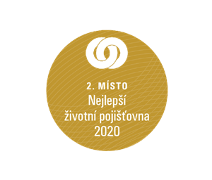 2. MÍSTO Nejlepší životní pojišťovna 2020