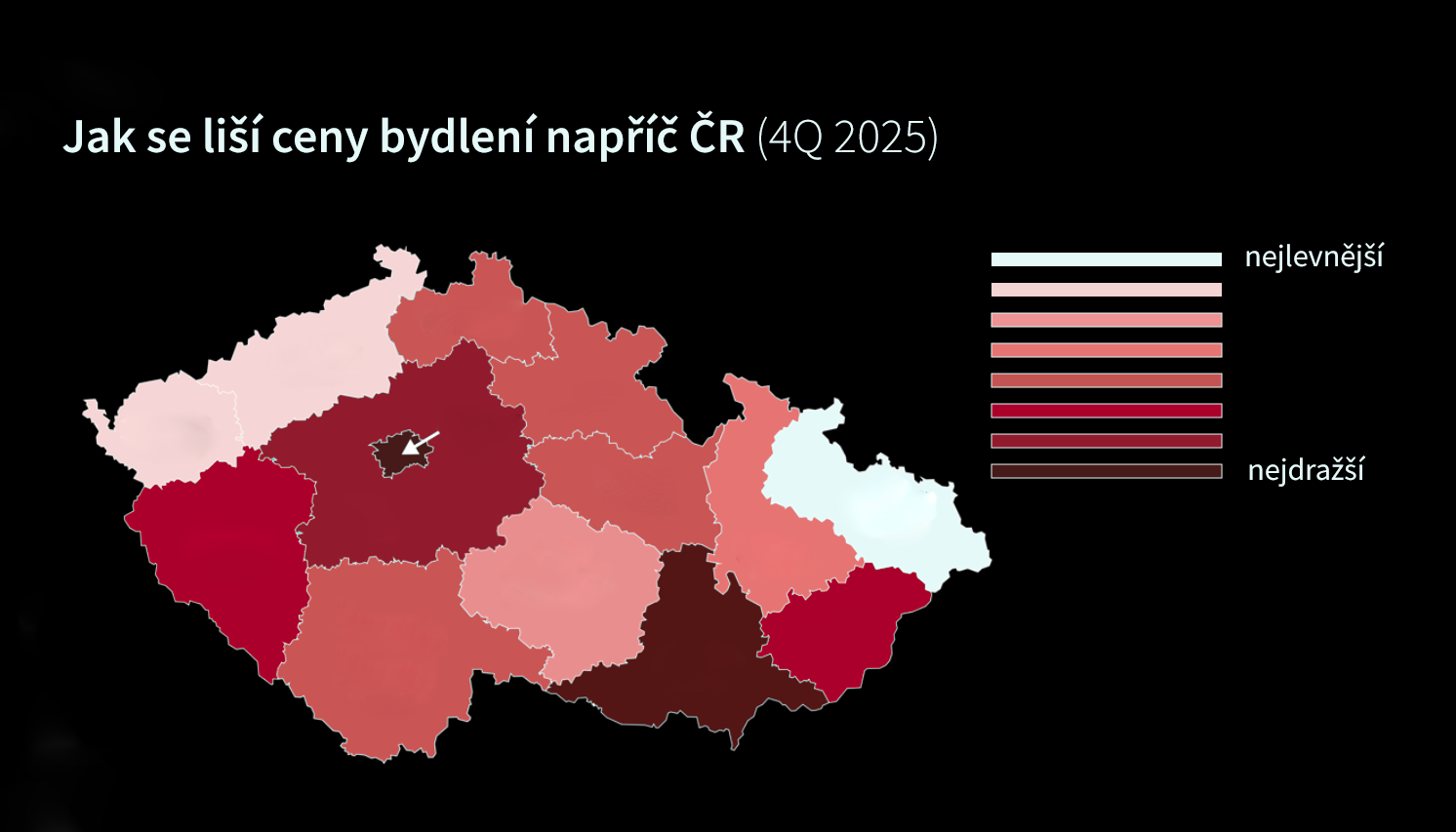 Regionální rozdíly v cenách bydlení podle České bankovní asociace jak se liší ceny bydlení