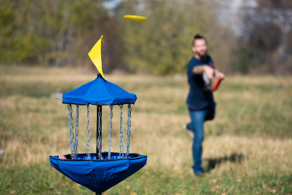 koš na discgolf