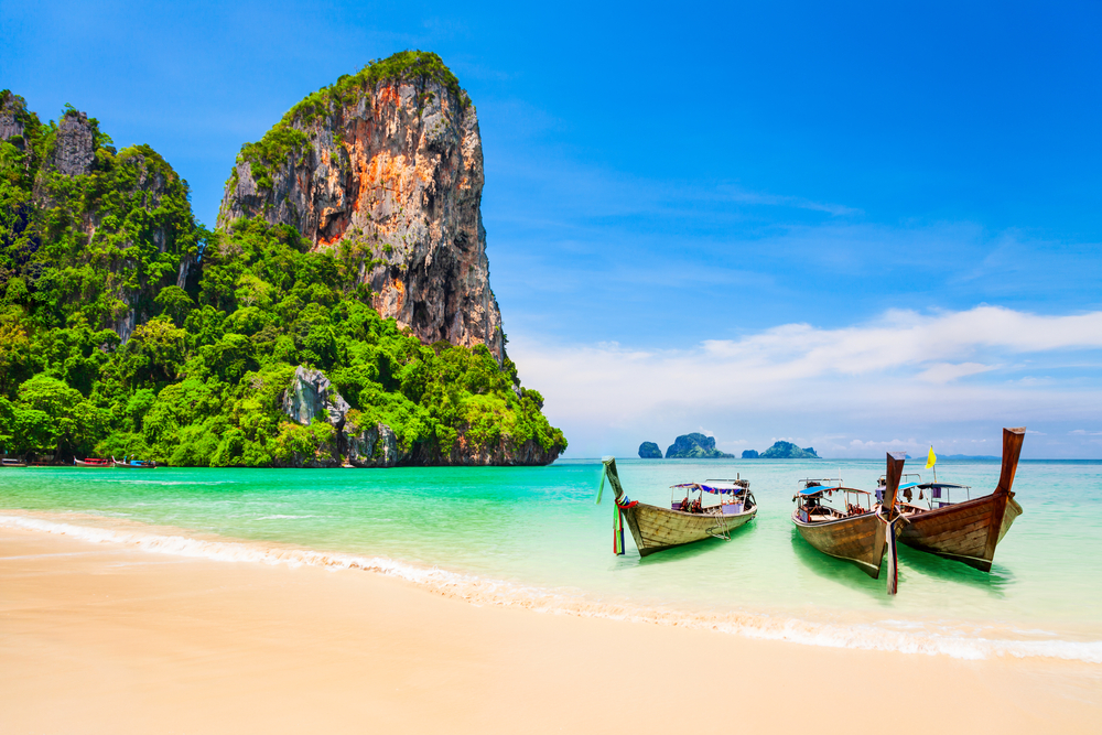 thajské pláže